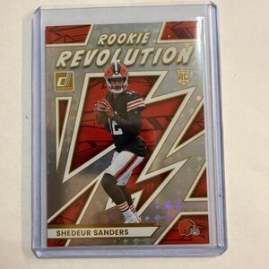 🔥Shedeur Sanders Rookie Revolution Football Card